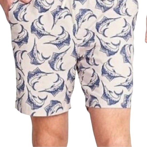 Old Navy Pull On Swordfish Nautical Jogger Shorts Beach Summer Tropical … - Picture 1 of 6